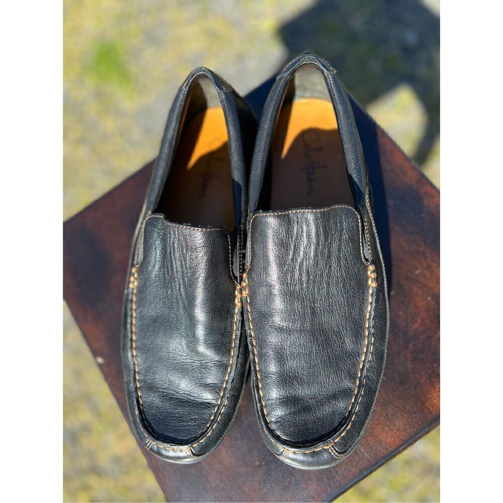 Cole Haan Men’s Tucker Venetian black slip on leather loafers SZ 12